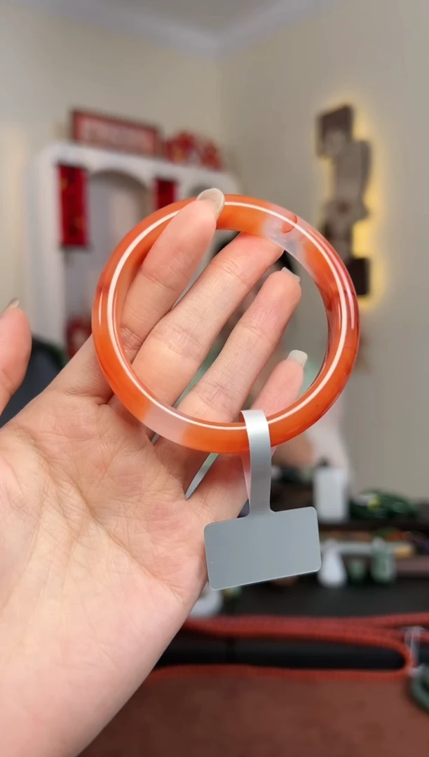 【闪购商品】南红玛瑙手镯未镶嵌S9- 55.5mm