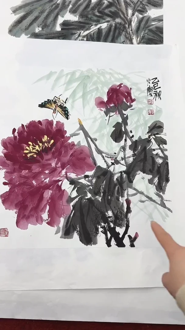 国画李火庆/国画/花鸟