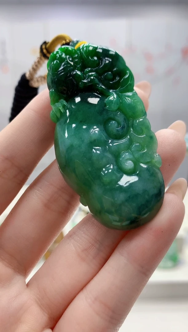 未镶嵌定制翡翠4688jw-毛货挂件51