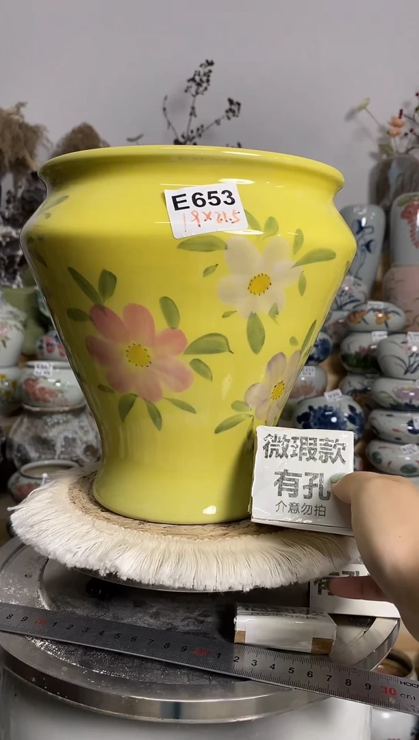景德镇纯手绘高温 E653 小黑点