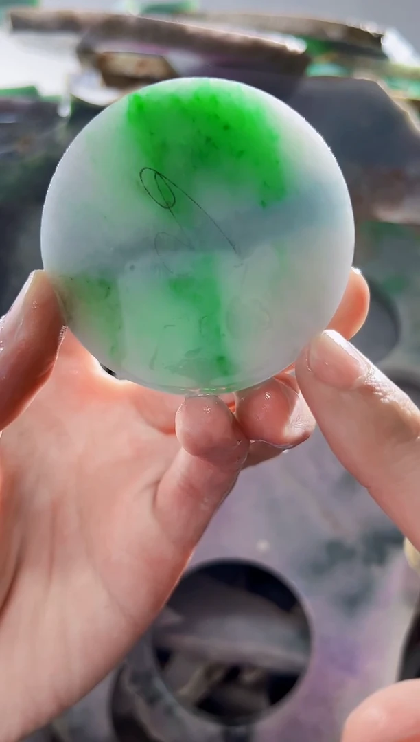 裸石翡翠缅甸翡翠A货文3336