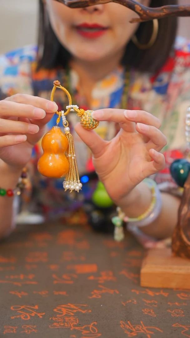 519非遗漆手艺工天然葫芦文玩福禄