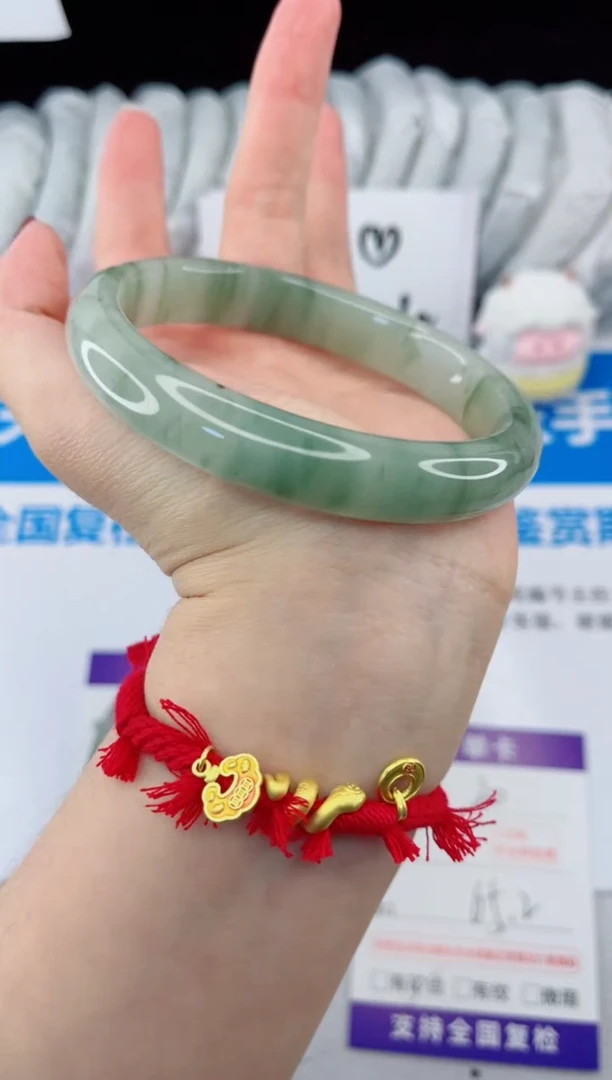 【闪购商品】石英质玉手镯合金20-65.2