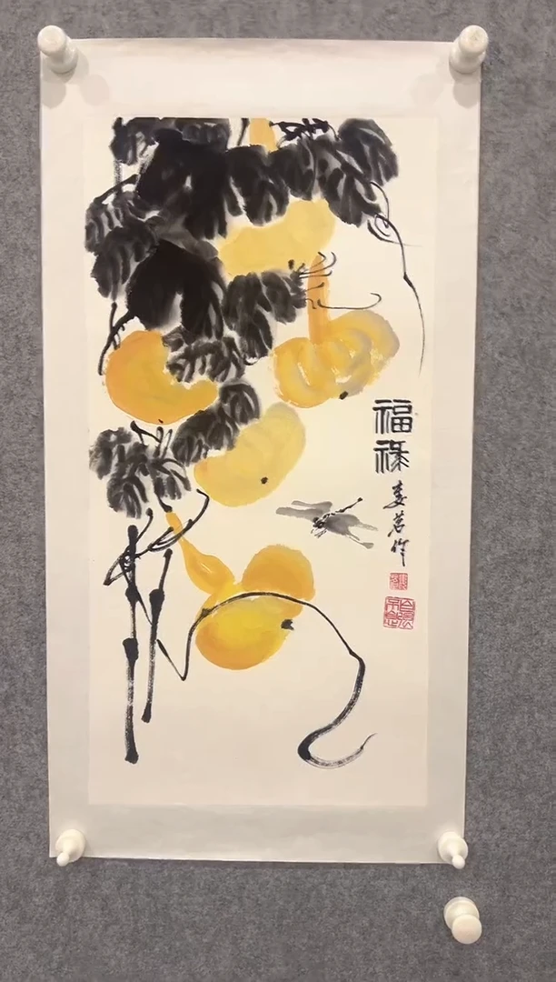 国画娄茗-2平尺-国画作品