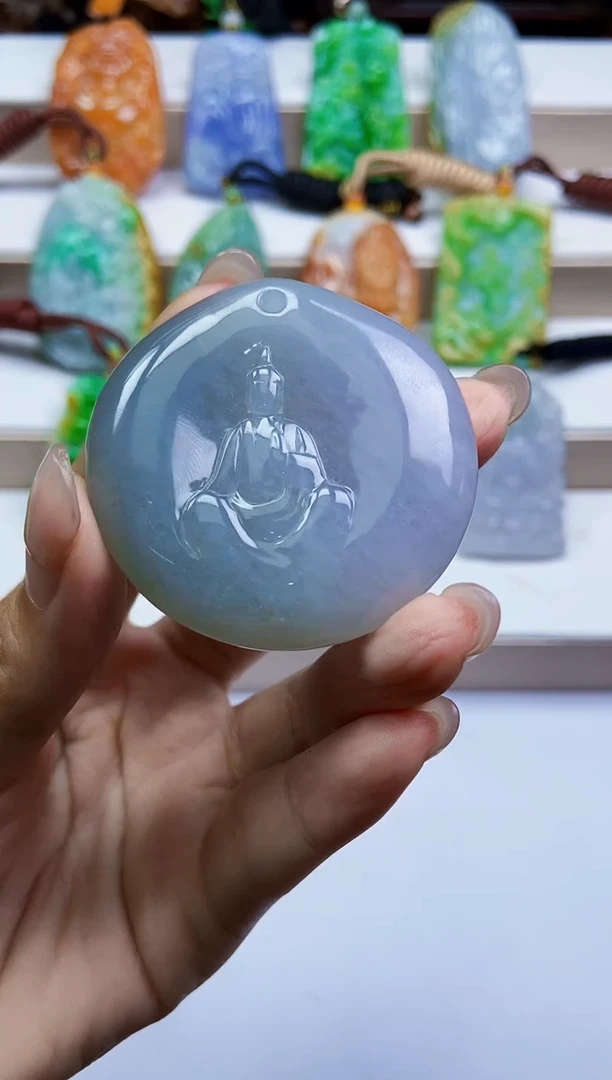 颈饰未镶嵌翡翠翡翠A货