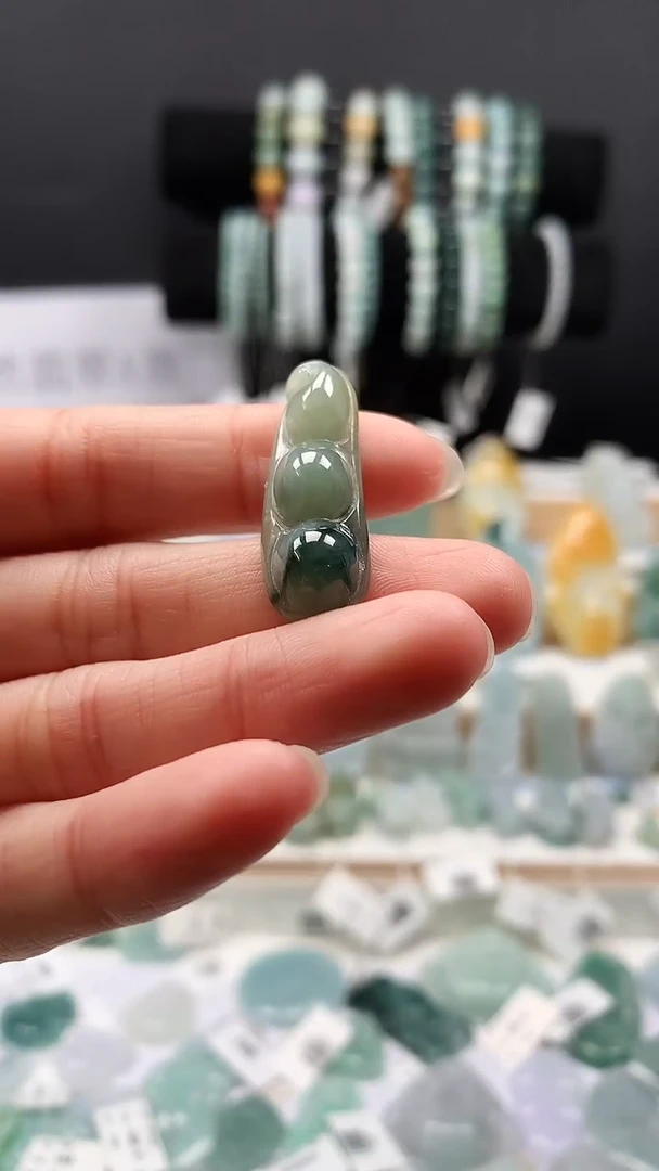 吊坠(不含链)未镶嵌翡翠54福豆