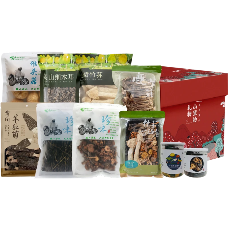 大礼包-产业兴旺C款菌菇礼盒1060g/盒
