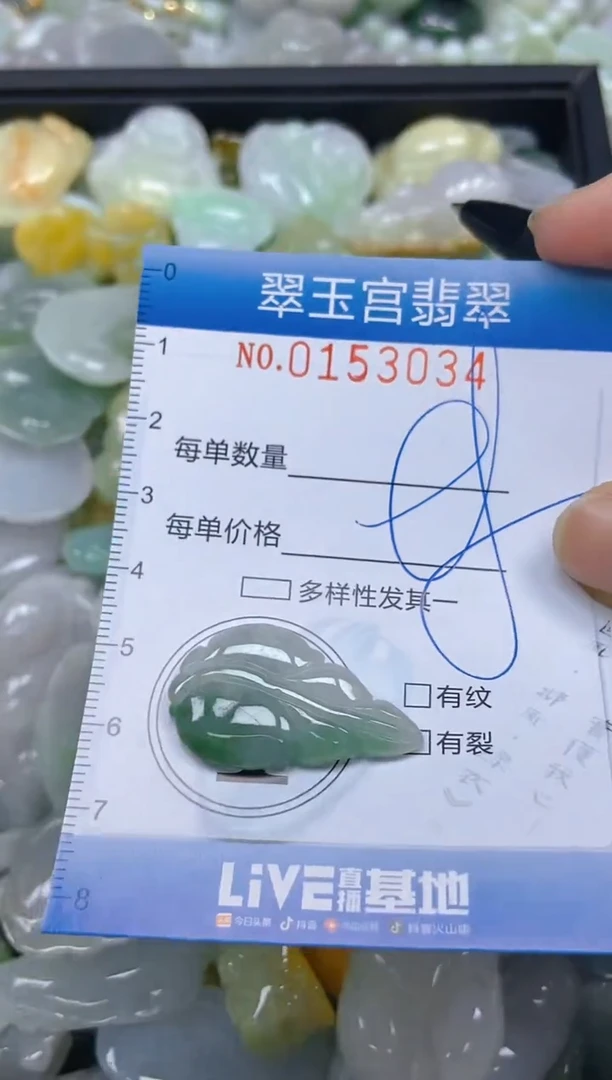 翡翠未镶嵌颈饰闪购0153034