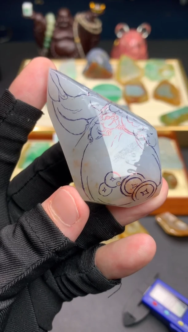 未镶嵌定制翡翠天然翡翠裸石（包工）