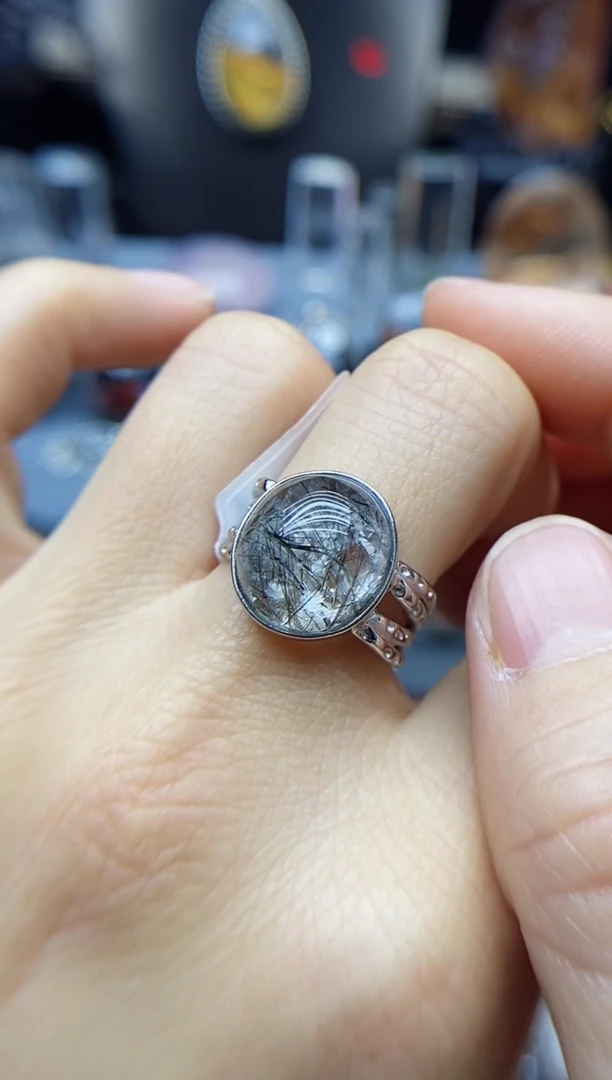 【闪购商品】水晶戒指银S925镶嵌水晶