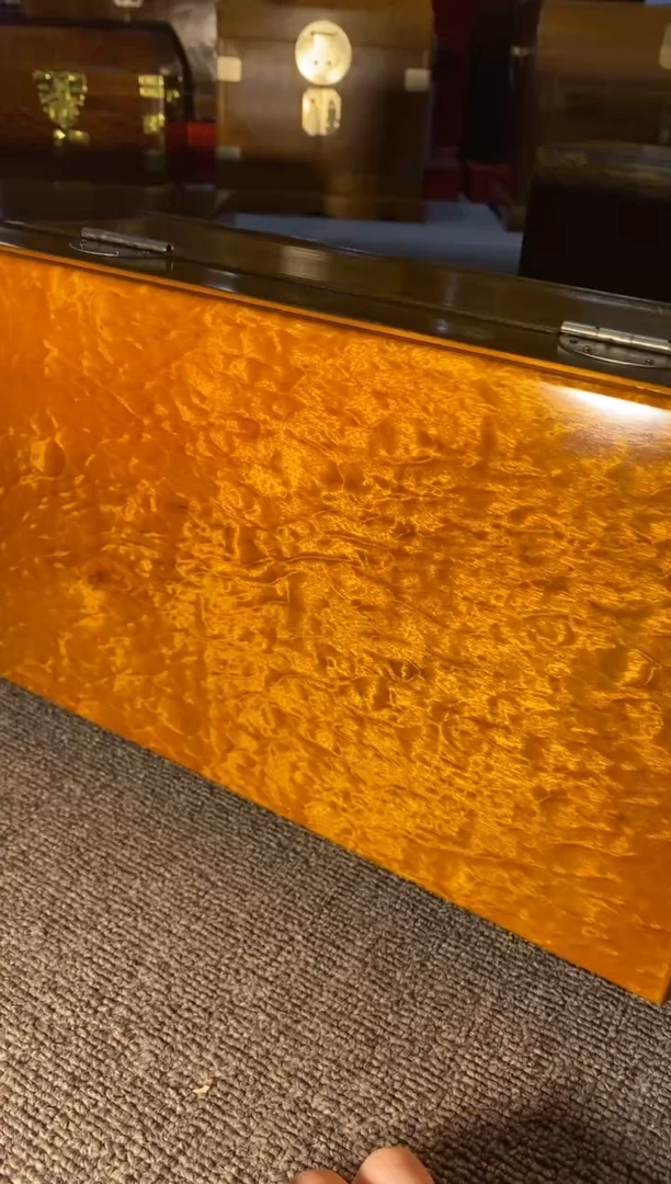 【闪购商品】金丝楠木艺金丝楠首饰盒F37