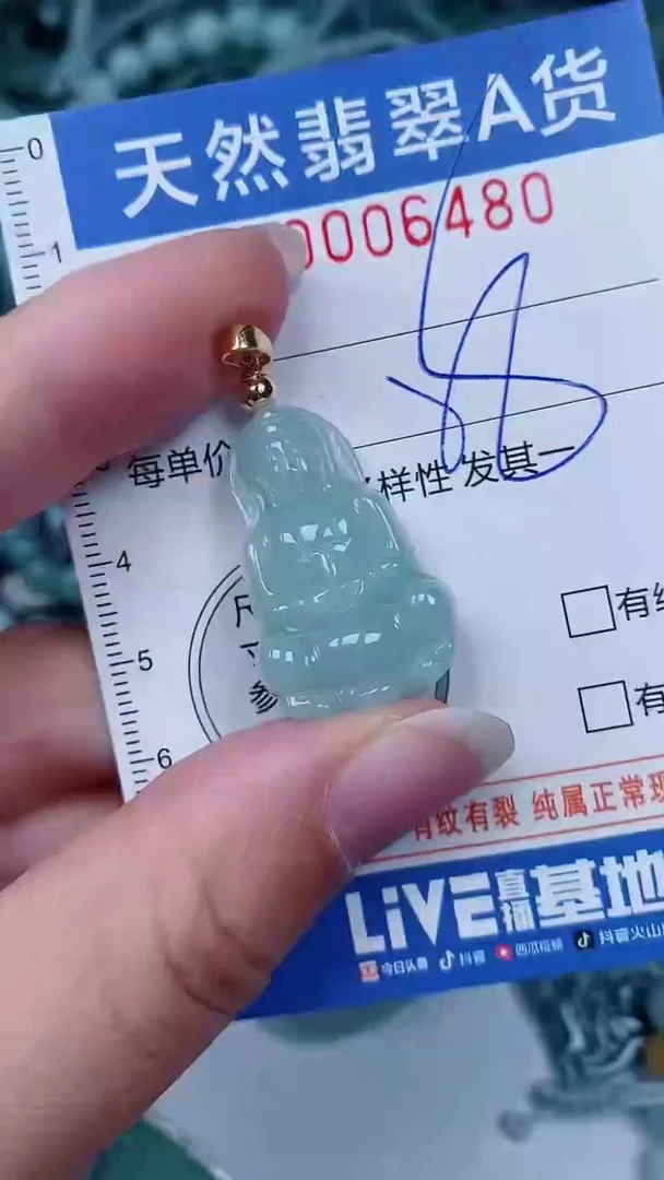翡翠未镶嵌颈饰00006480