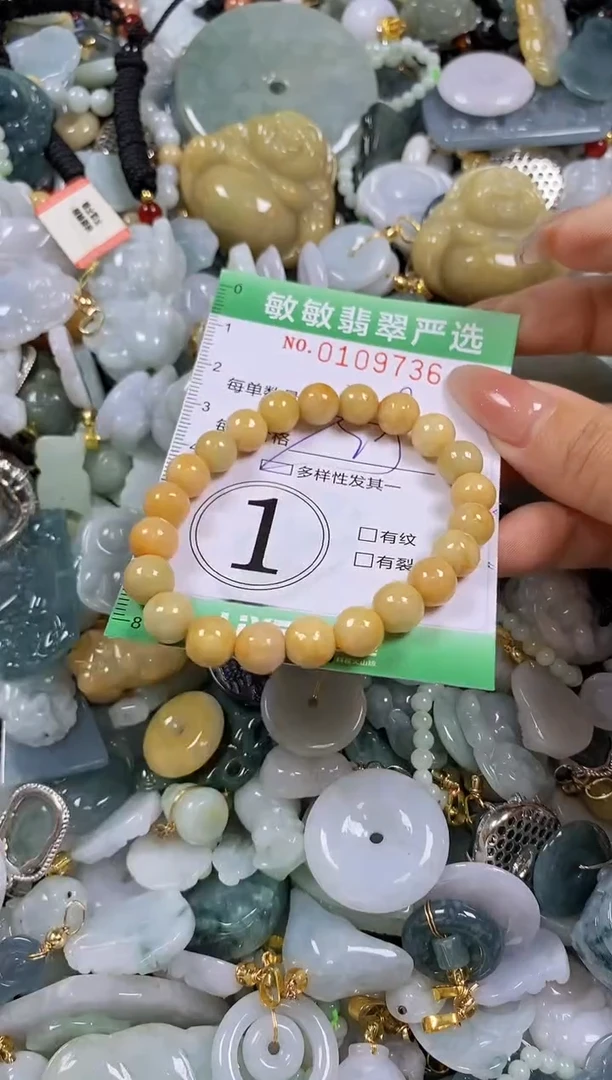 【闪购商品】翡翠颈饰未镶嵌闪购0109736多样性发其一