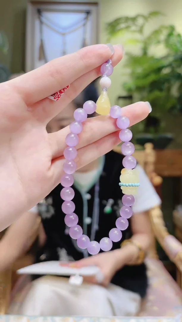 【闪购商品】蜜蜡裸石未镶嵌蜜蜡熊紫锂辉挂件