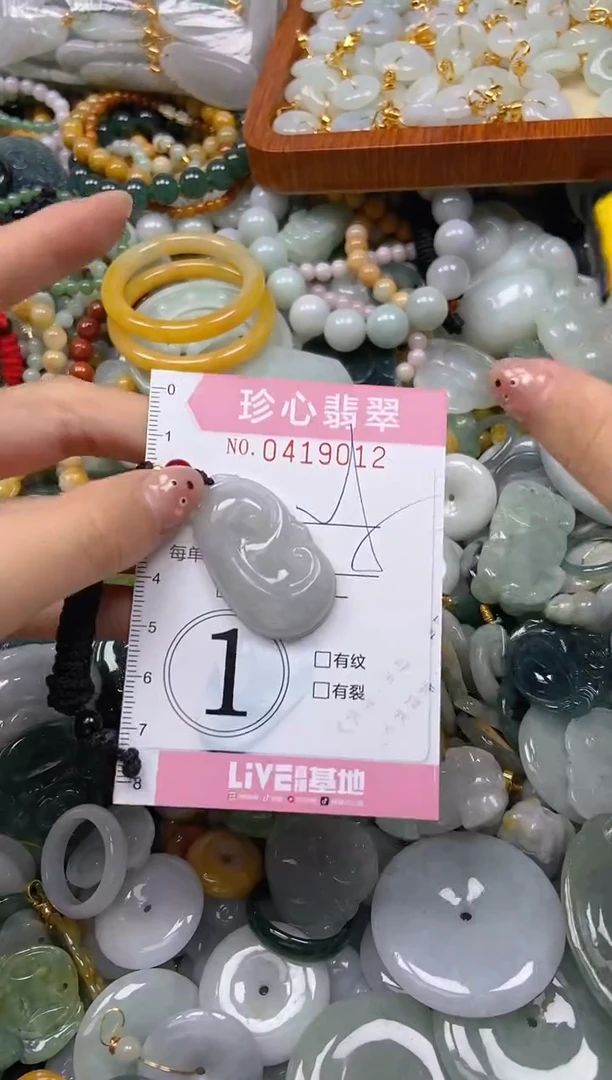 颈饰未镶嵌翡翠闪购0419012