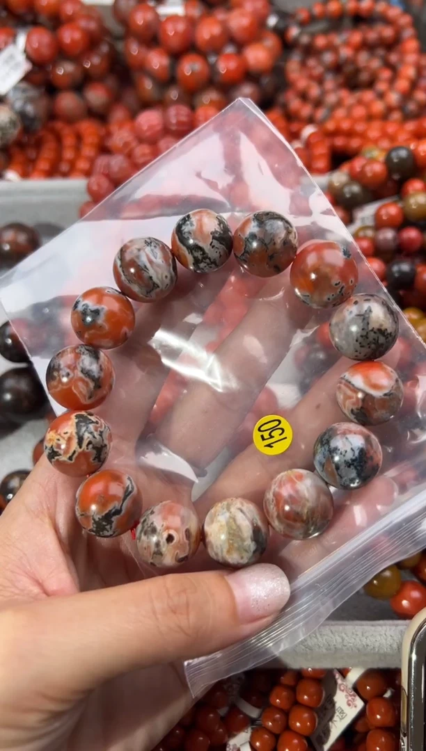 未镶嵌手串南红玛瑙茶*蛋16+