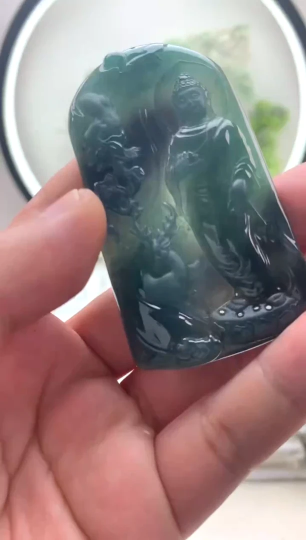 颈饰未镶嵌翡翠阿弥陀佛