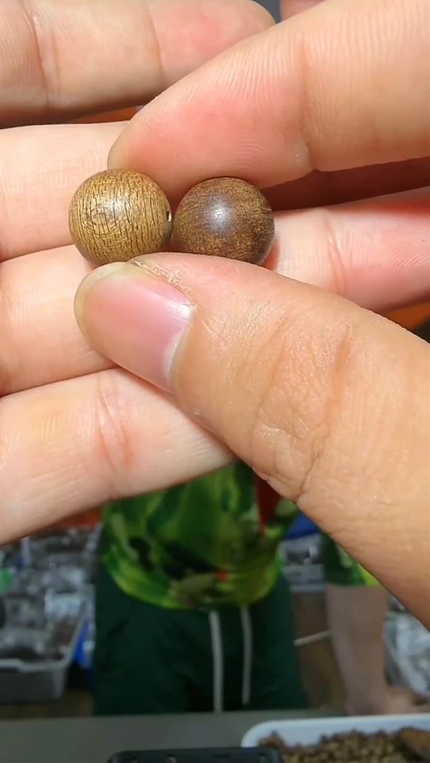 沉香吊坠8号红土珠子一对多样性发一