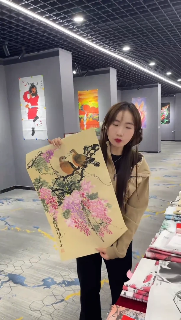 竖款年画艺术作品欣赏A43