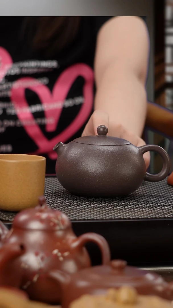 茶壶紫砂大水潭天青泥鱼嘴西施160cc