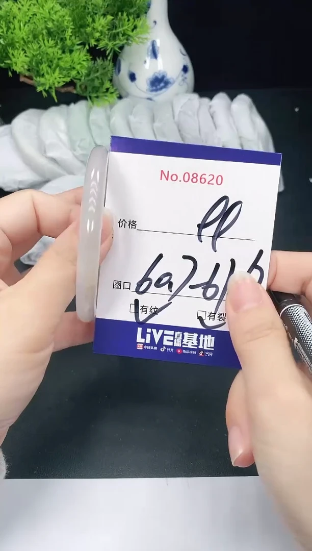 未镶嵌手镯翡翠8620