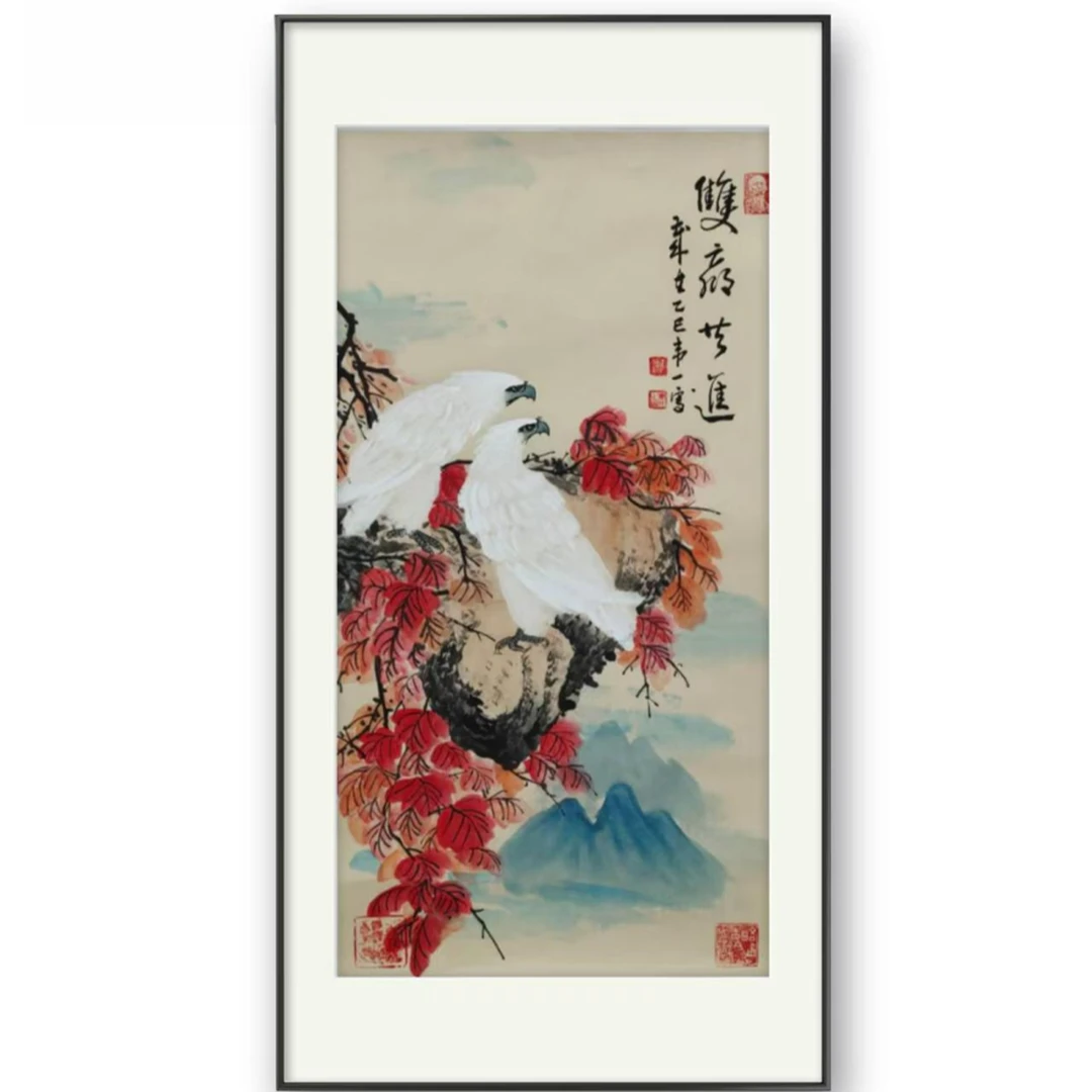 双赢共进 宣纸作品