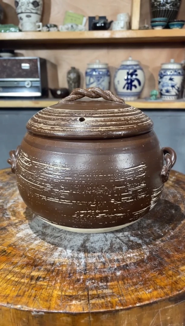 陶土6号链接砂锅---1.5升直径14.5高12.5