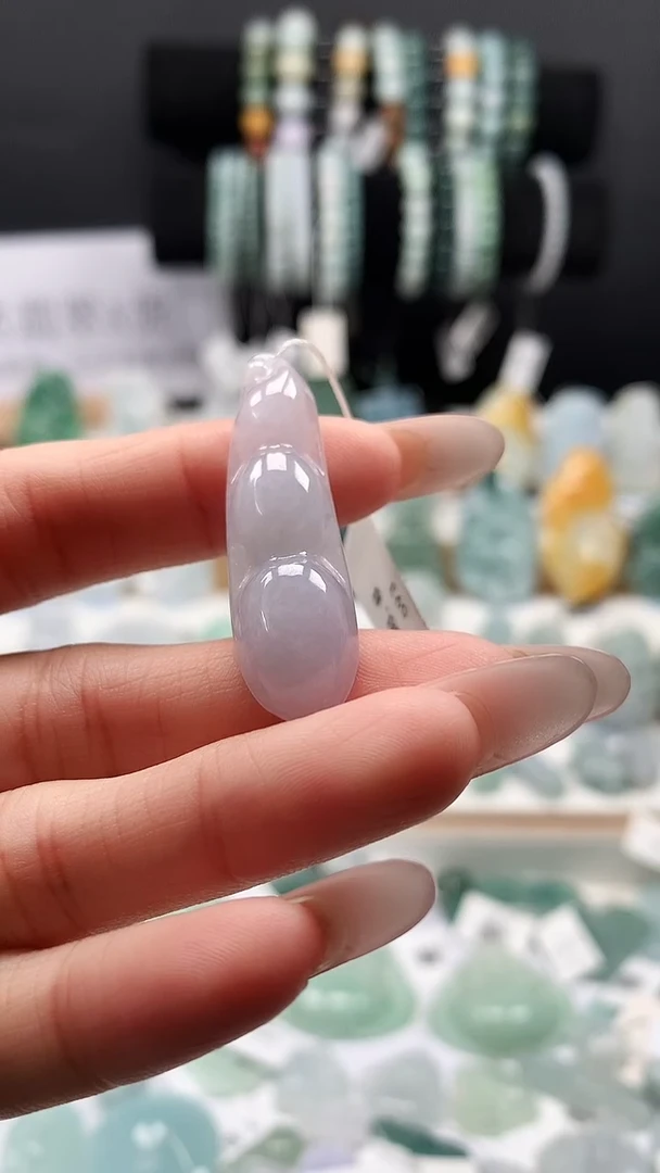 吊坠(不含链)未镶嵌翡翠1福豆