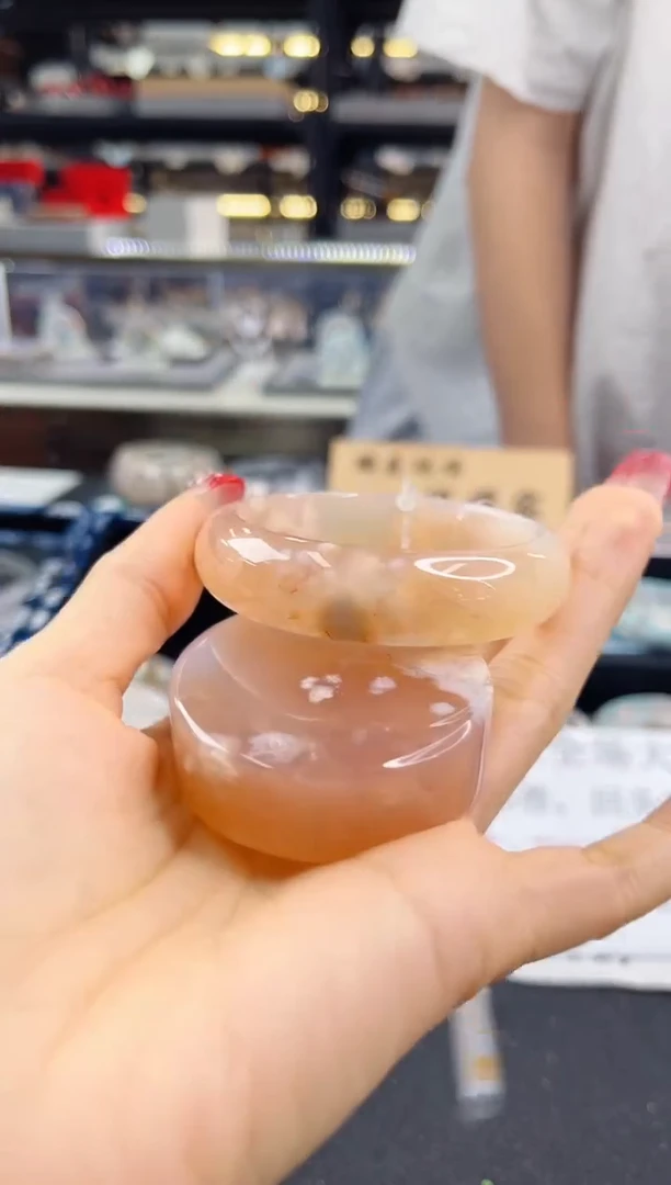 未镶嵌手镯石英质玉53圈口（赠品镯心）1430053