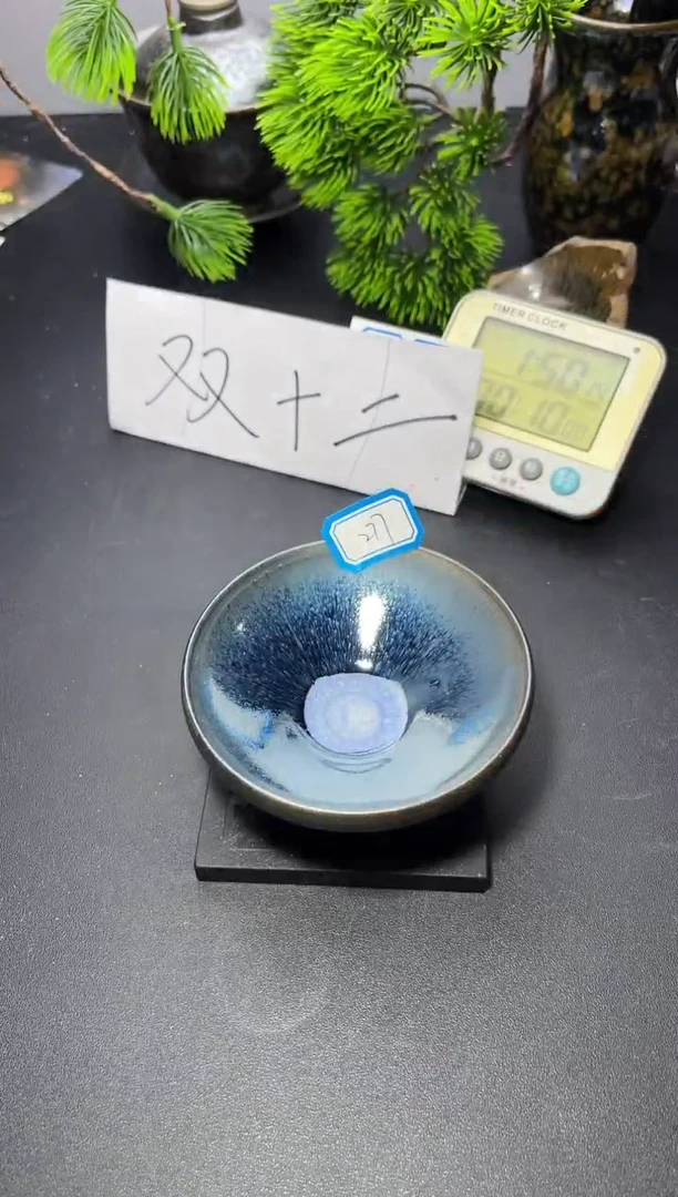 茶盏277 叶紫建盏