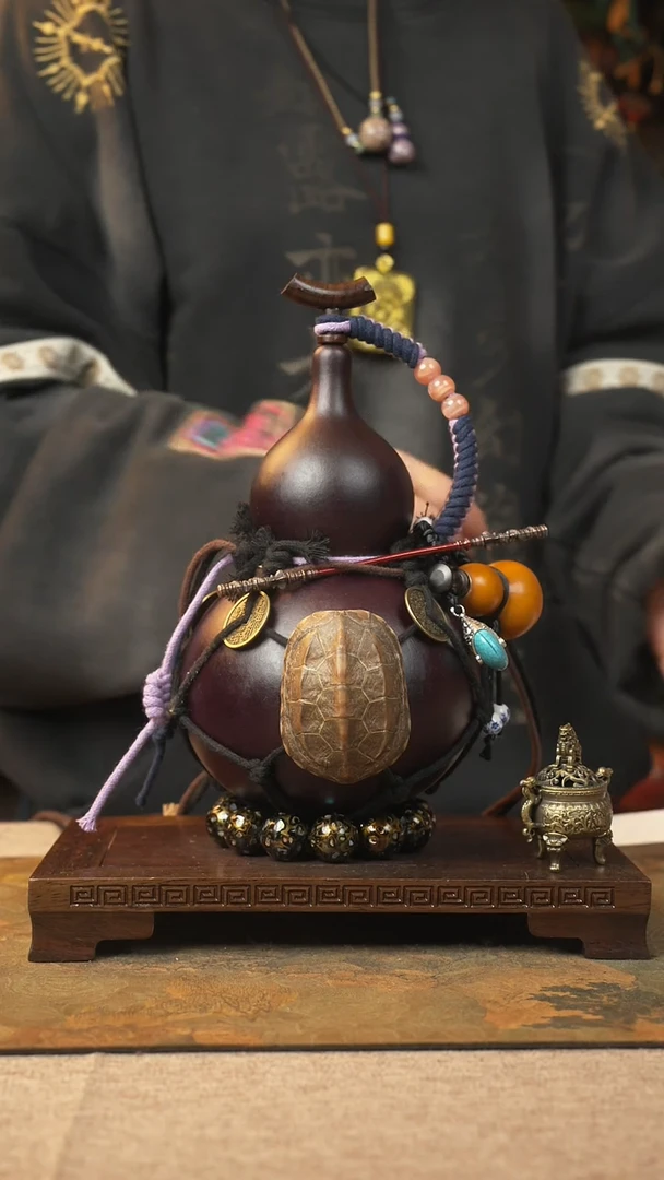 【闪购商品】391大漆葫芦一物一拍记葫堂出品