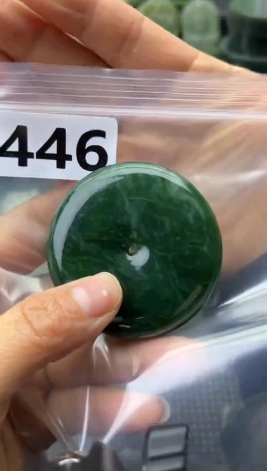 未镶嵌和田玉珠宝半成品扣子