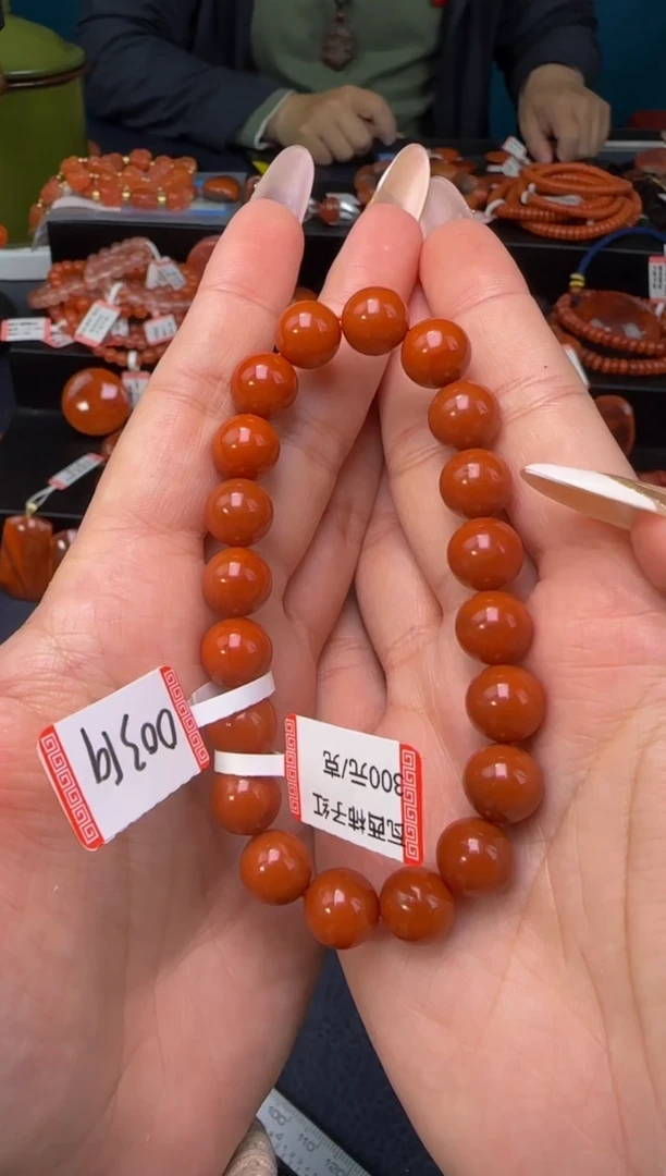 【闪购商品】南红玛瑙手串未镶嵌原矿无优化10mm南红手串