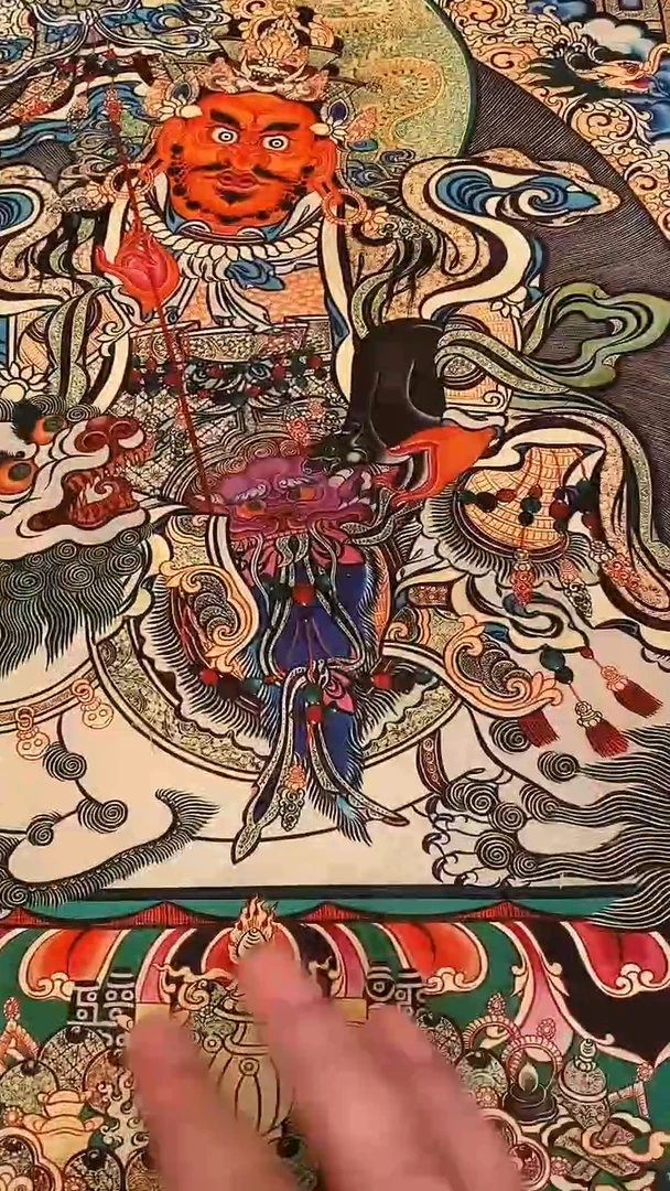 装裱画精美唐卡tk16053