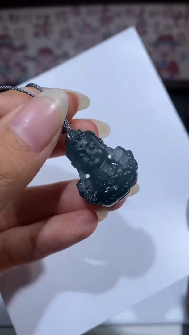 【闪购商品】翡翠颈饰未镶嵌千手宝宝佛