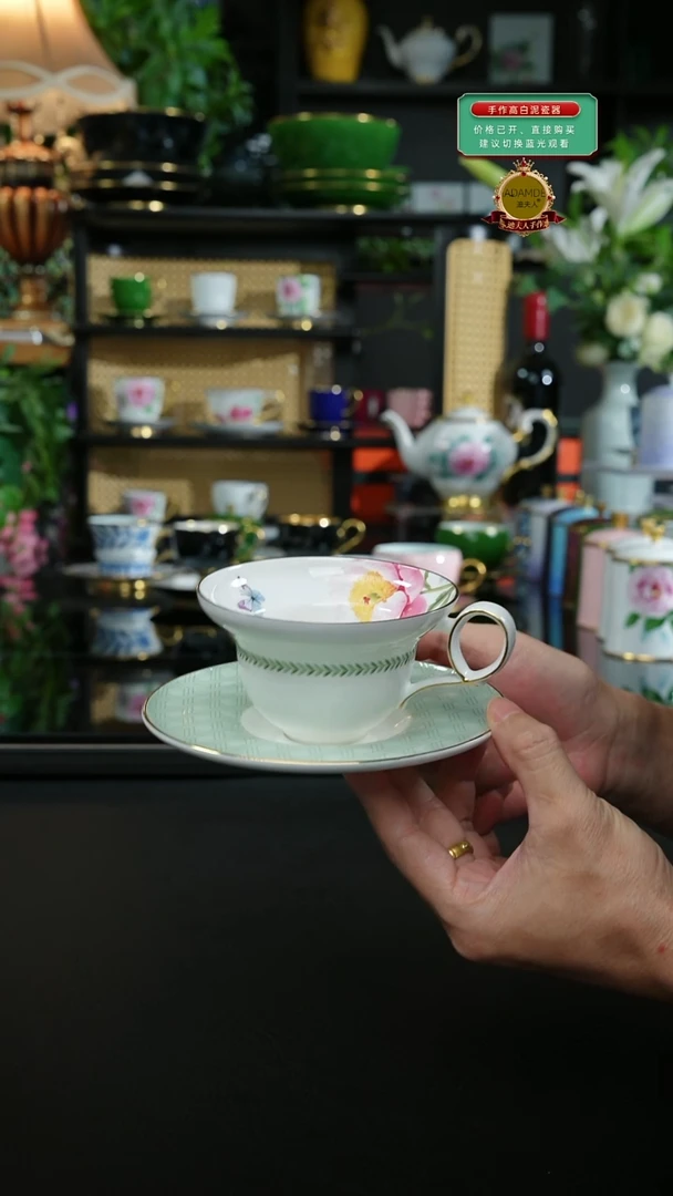 云漫绿色咖啡杯，，，，，，