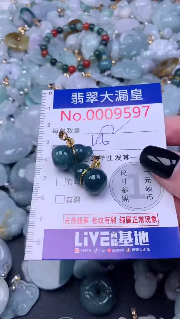 颈饰未镶嵌翡翠9597