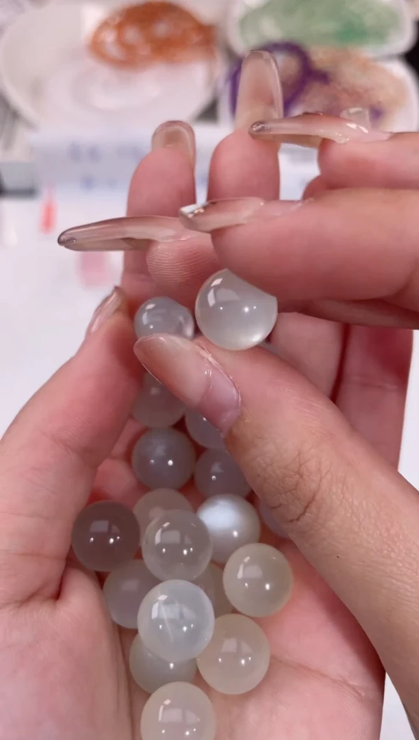 【闪购商品】水晶【C07】白月光单珠未镶嵌多样性随2颗