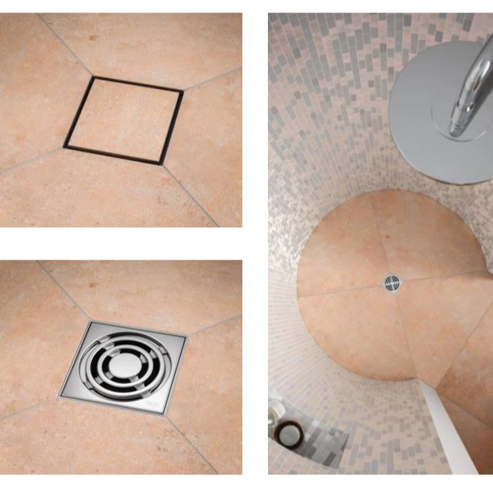 德国TECE三卫生间防地漏同层堵塞防臭地漏不锈钢防臭地漏浴室家用