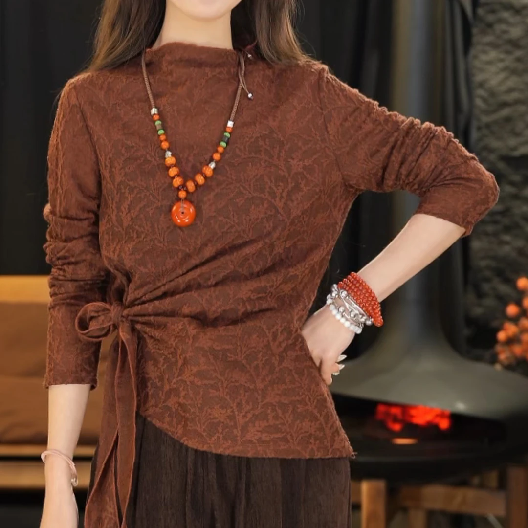 顾玖儿「简而不凡」时尚修身显瘦绵羊毛上衣#H1383