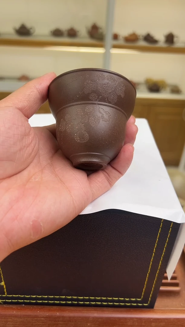 茶杯紫砂原矿紫砂杯