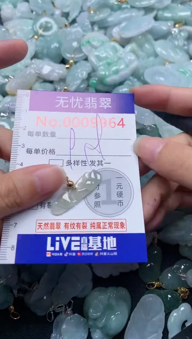 颈饰未镶嵌翡翠9964