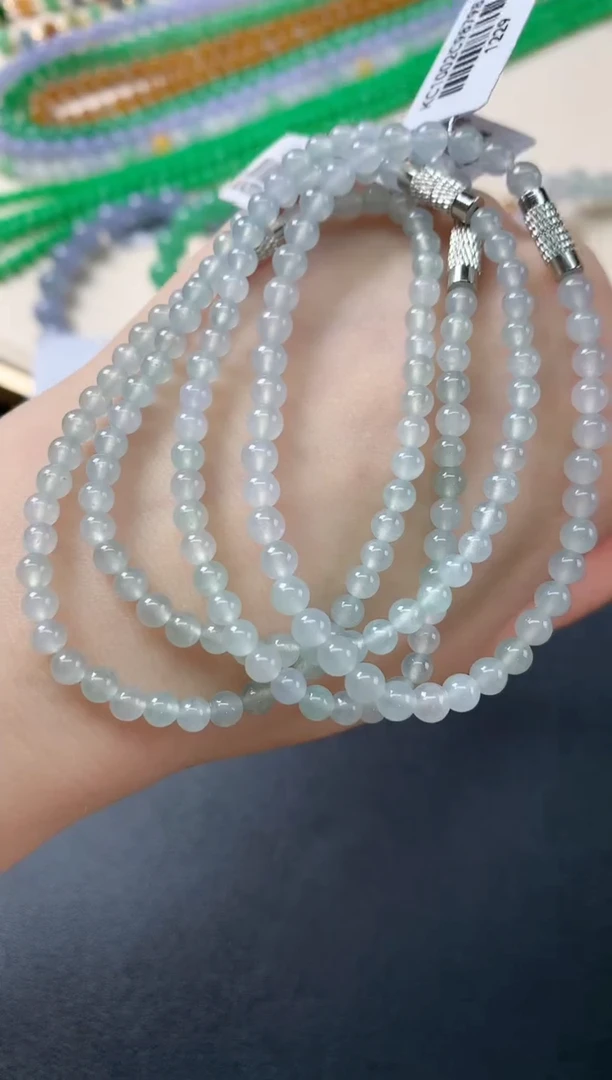 未镶嵌手串翡翠多样性发其一D801|198