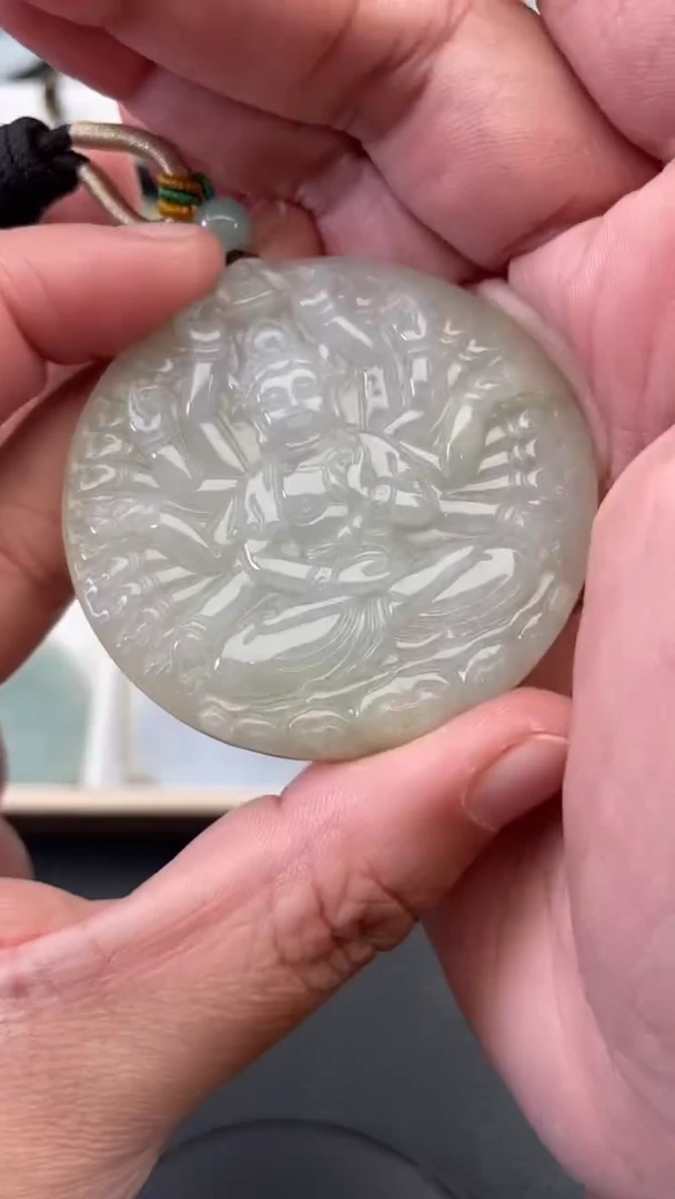 颈饰未镶嵌翡翠天然缅甸翡翠A货279