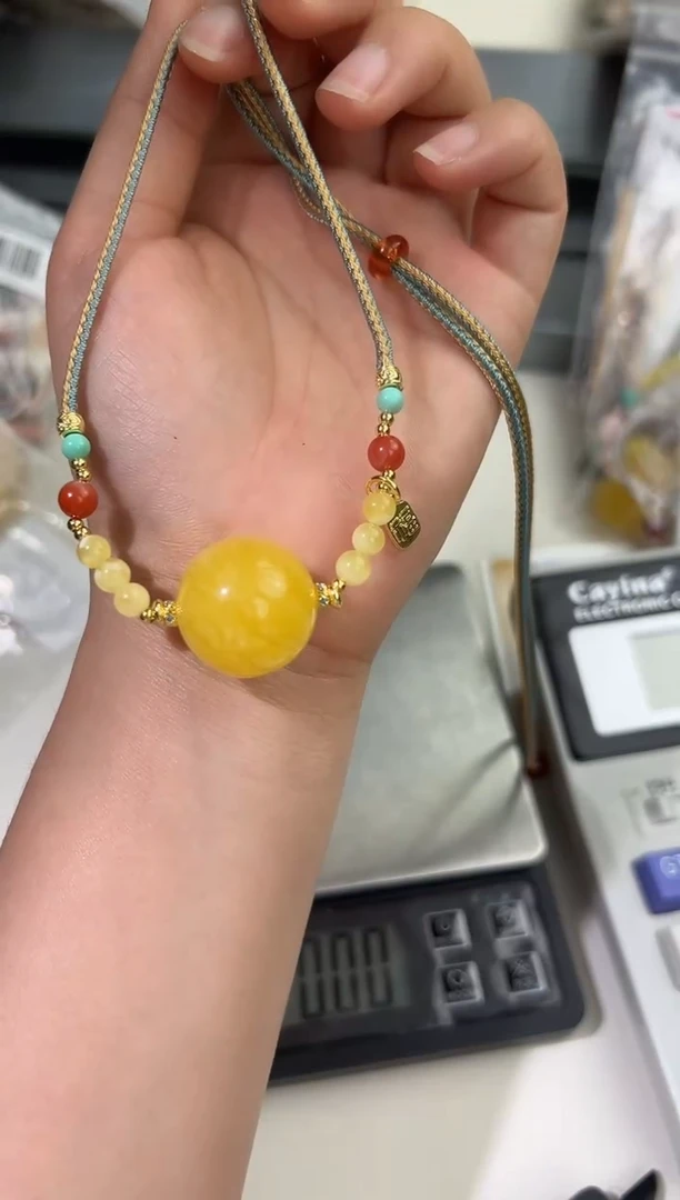 裸石琥珀未镶嵌琥珀蜜蜡吊坠