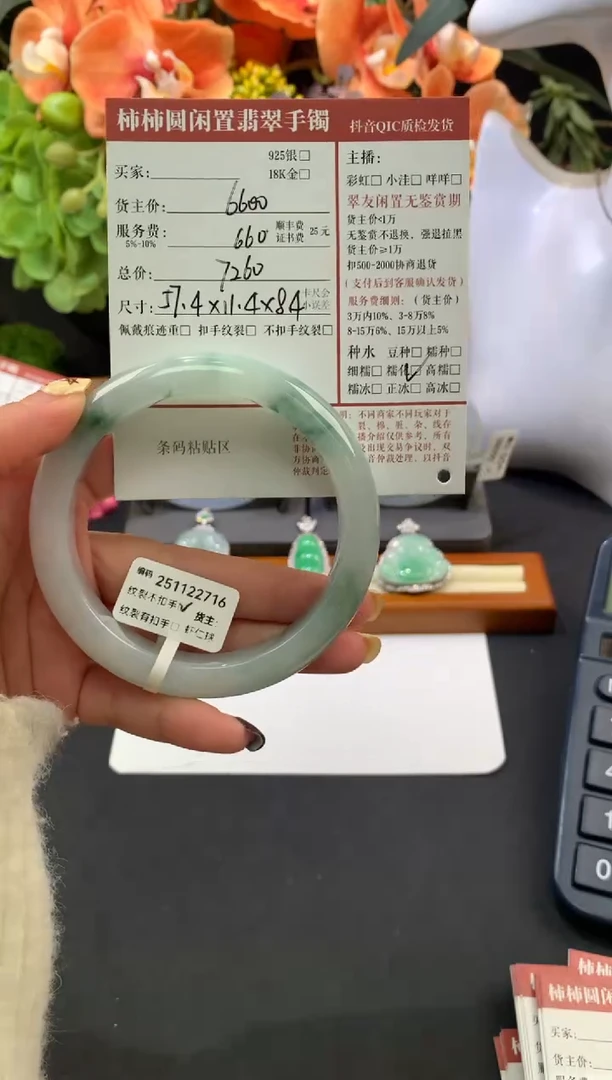 未镶嵌手镯翡翠姐姐251122716