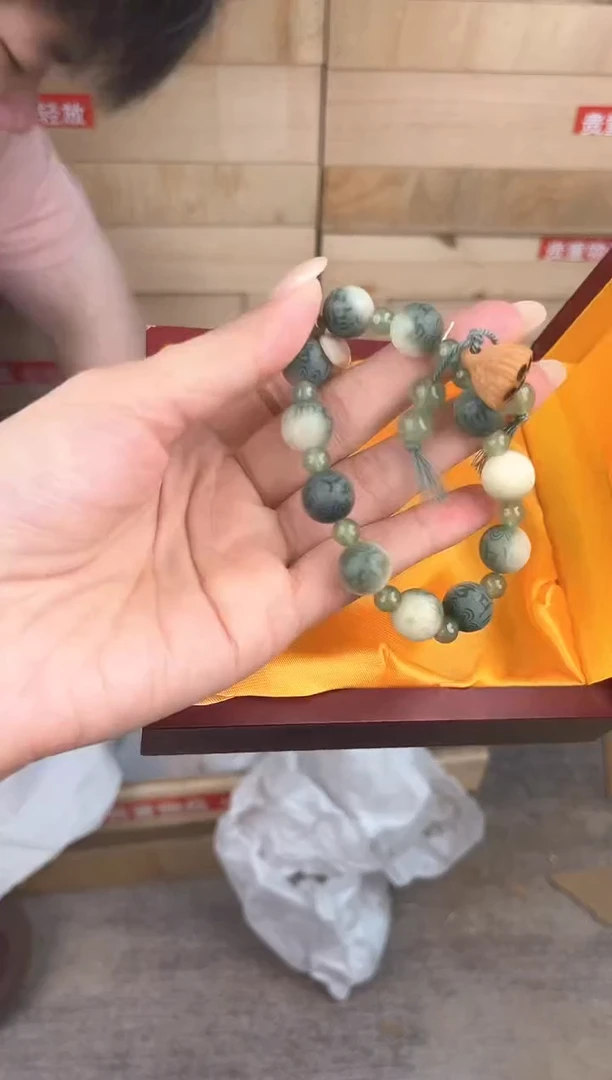 大唐红文玩阁青玉菩提链接@@ys942