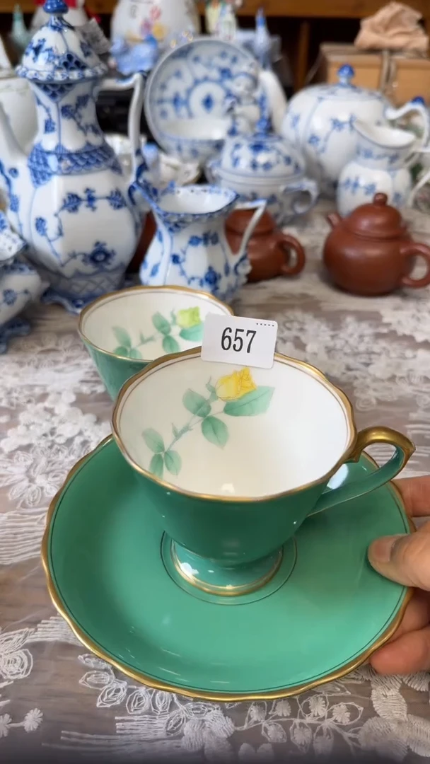 晚***…茶道具瓷器茶器  一套