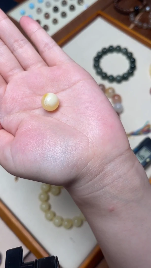 未镶嵌手串水晶单珠蜜蜡