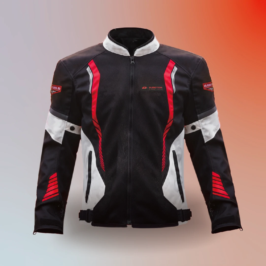 QJMOTOR摩托车骑行服男款防水吸湿透气防摔夹克四季可用
